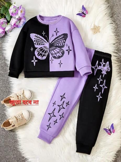 butterfly  Winter Sweet Shirt